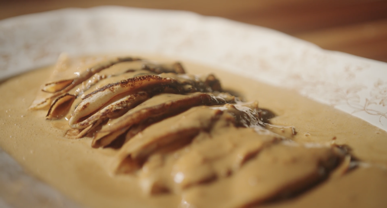 My pa se pannekoek opgetof