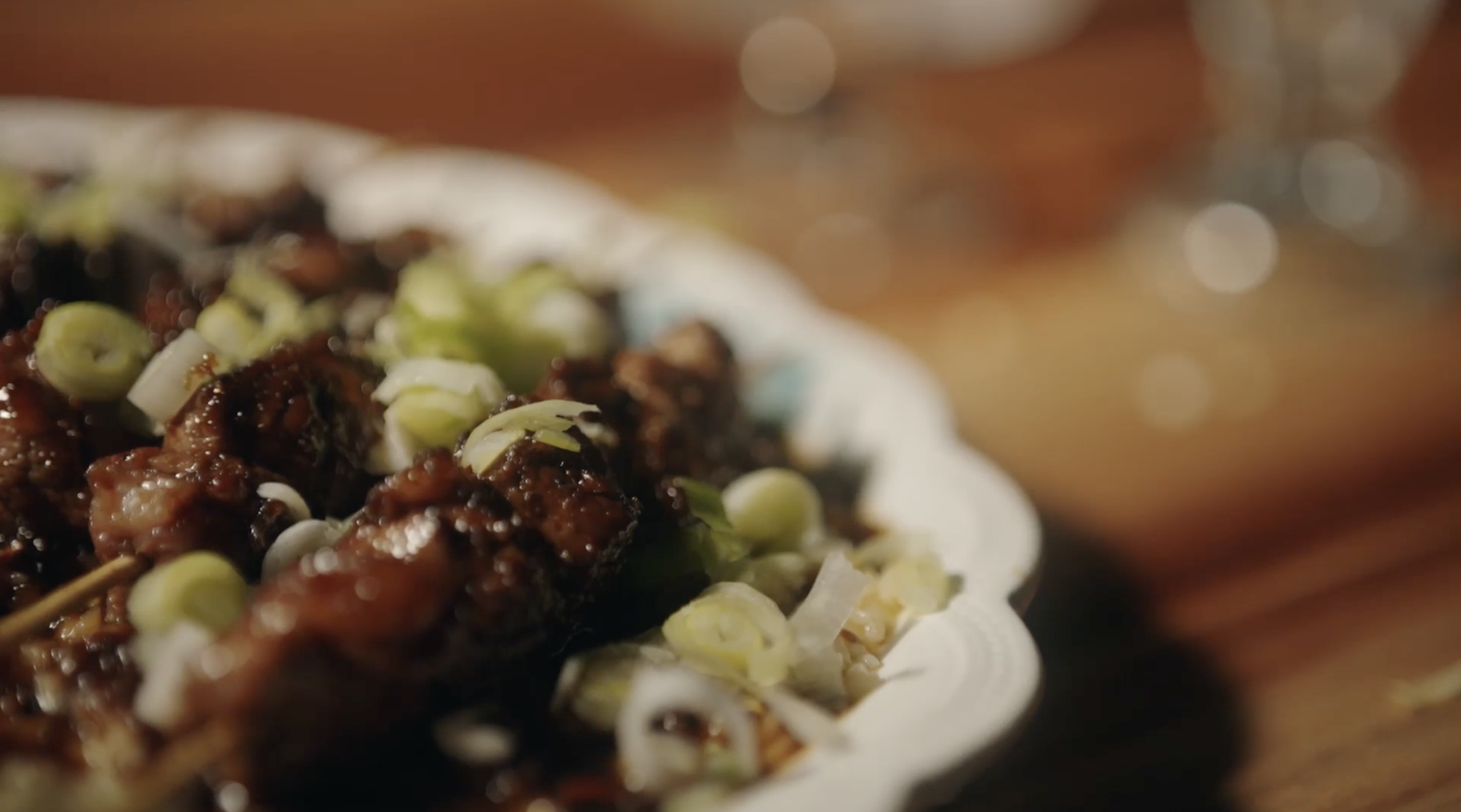 Oosterse lamkebabs met komynrys